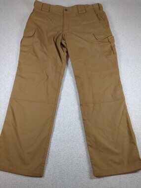 5.11 Tactical Series Pants Men's 36x32 Brown Cargo Utility Workwear Military